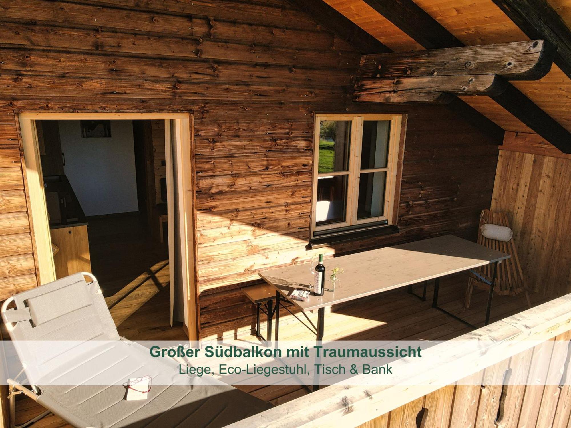 Chalet - Ferienwohnungen - Biohof Stoeger - Panoramasuedbalkon - Grandiose Aussicht Auf See, Berge Und Schloss Neuschwanstein Риден Экстерьер фото